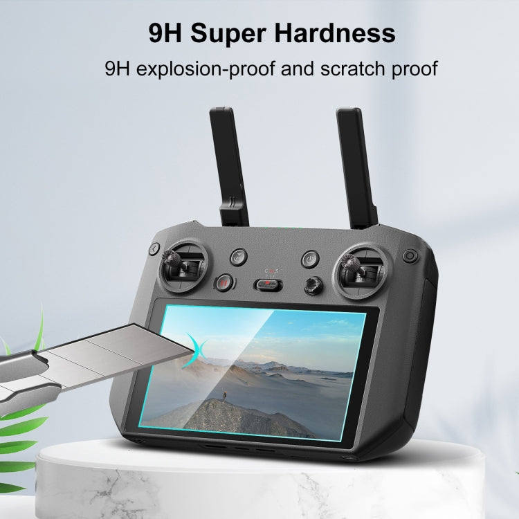 For DJI RC Pro PULUZ Remote Control Screen Tempered Glass Film (Transparent) - Others by PULUZ | Online Shopping UK | buy2fix