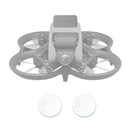 For DJI Avata PULUZ 2pcs Tempered Glass Drone Lens Film(Transparent) - Other by buy2fix | Online Shopping UK | buy2fix