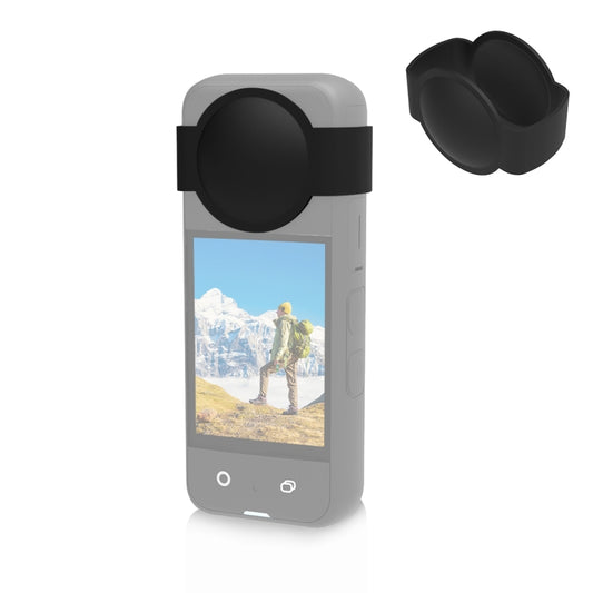 For Insta360 X3 PULUZ Silicone Lens Body Lens Guard Protective Cover(Black) - Len Accessories by PULUZ | Online Shopping UK | buy2fix