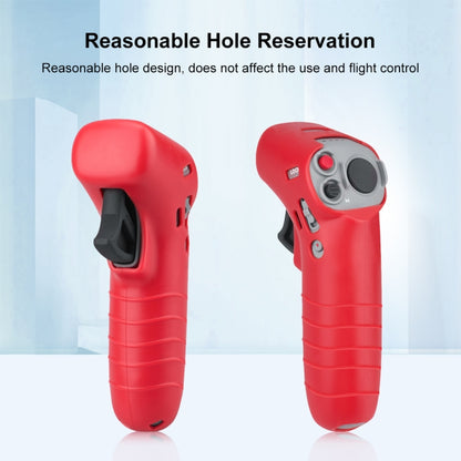 For DJI RC Motion 2 / DJI Avata / FPV Rocker PULUZ Silicone Protective Case with Neck Strap(Red) - Cases & Bags by PULUZ | Online Shopping UK | buy2fix