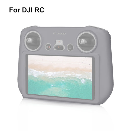 For DJI Mini 3 Pro / DJI RC with Screen PULUZ Silicone Protective Case(Grey) - Carry Cases & Bags by PULUZ | Online Shopping UK | buy2fix
