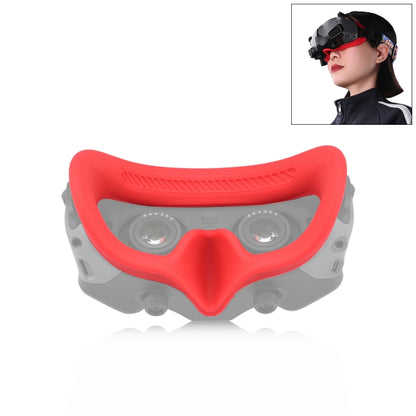 For DJI Avata Goggles 2 PULUZ Flying Eye Mask Silicone Protective Case(Red) by PULUZ