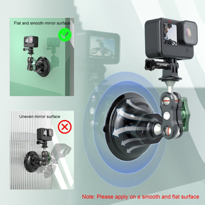 PULUZ Magic Arm Strong Suction Cup Aluminum Alloy Mount(Black) by PULUZ