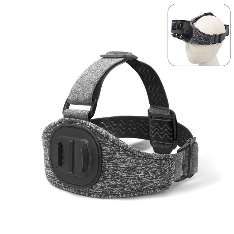 PULUZ Adjustable Head Strap Belt Mount with Phone Clamp & J Hook Mount & Long Screw by PULUZ