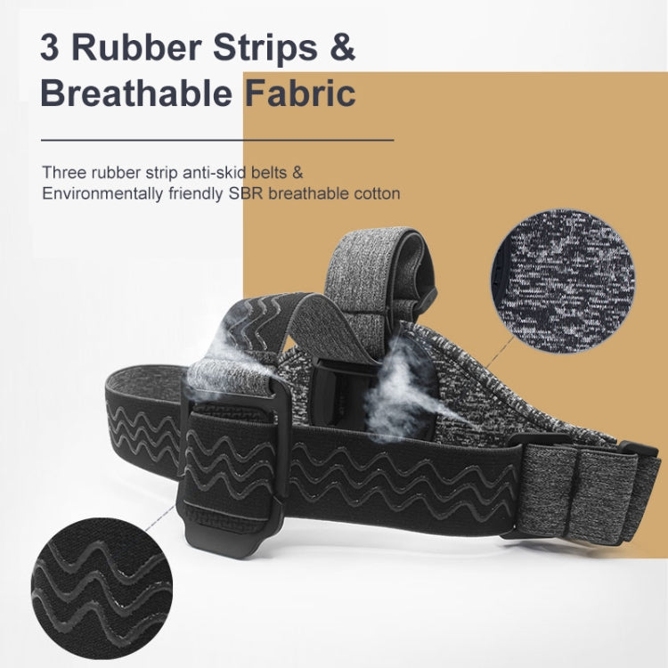 PULUZ Adjustable Head Strap Belt Mount with Phone Clamp & J Hook Mount & Long Screw by PULUZ