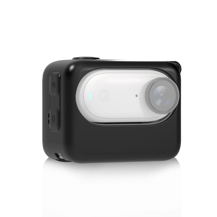 For Insta360 GO 3 / GO 3S PULUZ Camera Charging Case Silicone Case (Black) - Case & Bags by PULUZ | Online Shopping UK | buy2fix