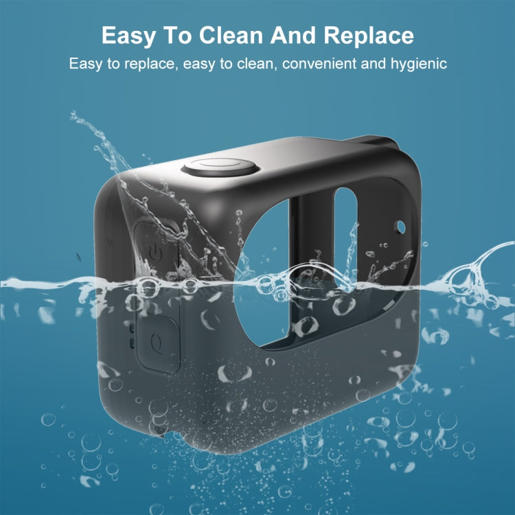 For Insta360 GO 3 / GO 3S PULUZ Camera Charging Case Silicone Case (Black) - Case & Bags by PULUZ | Online Shopping UK | buy2fix
