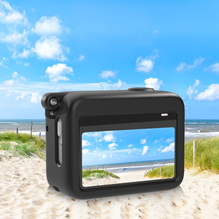 For Insta360 GO 3 / GO 3S PULUZ Camera Charging Case Silicone Case (Black) - Case & Bags by PULUZ | Online Shopping UK | buy2fix