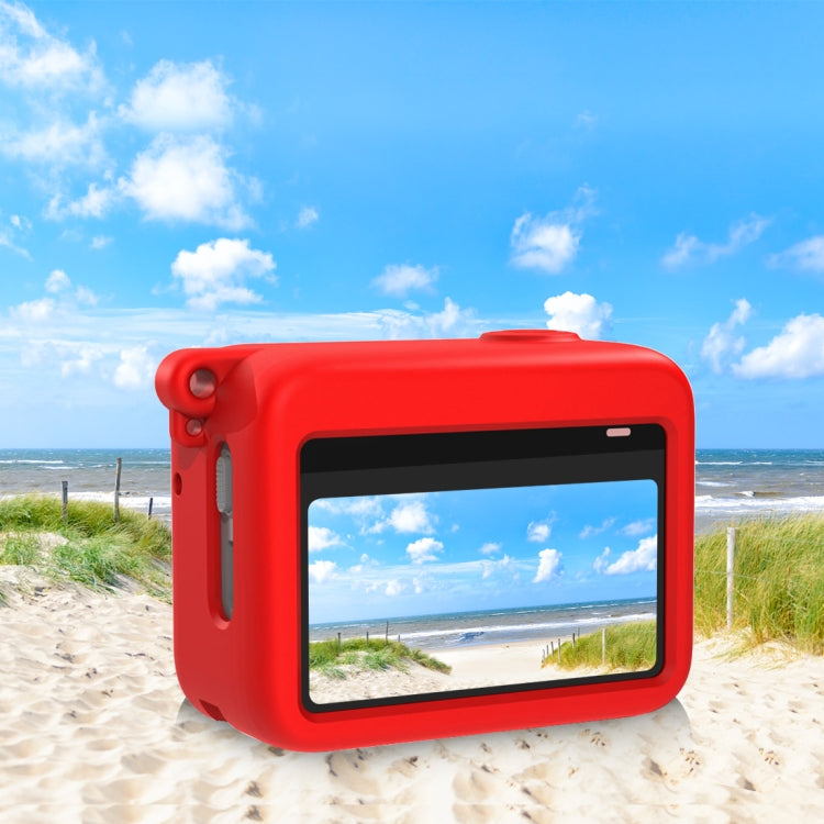 For Insta360 GO 3 / GO 3S PULUZ Camera Charging Case Silicone Case (Red) - Case & Bags by PULUZ | Online Shopping UK | buy2fix