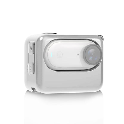 For Insta360 GO 3 / GO 3S PULUZ Camera Charging Case Silicone Case (White) - Case & Bags by PULUZ | Online Shopping UK | buy2fix