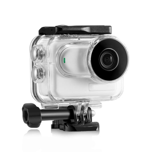 For Insta360 GO 3  / GO 3S PULUZ 60m Underwater Waterproof Housing Case with Base Adapter & Screw (Transparent) - Case & Bags by PULUZ | Online Shopping UK | buy2fix