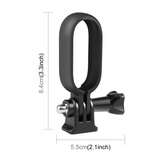 For Insta360 GO 3 / GO 3S PULUZ Body Plastic Protective Frame Cage with Screw & Adapter (Black) - Mount & Holder by PULUZ | Online Shopping UK | buy2fix