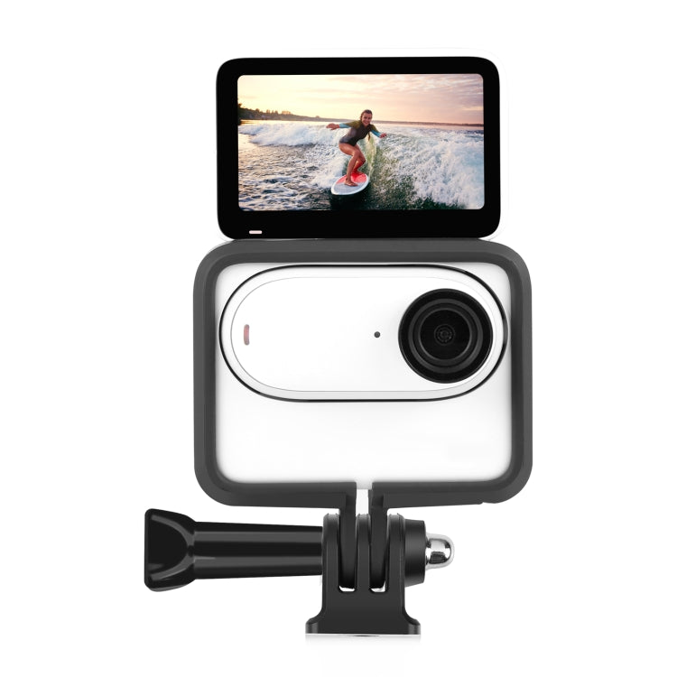 For Insta360 GO 3 / GO 3S PULUZ Camera Battery Case Cooling Plastic Protective Frame (Black) - Mount & Holder by PULUZ | Online Shopping UK | buy2fix