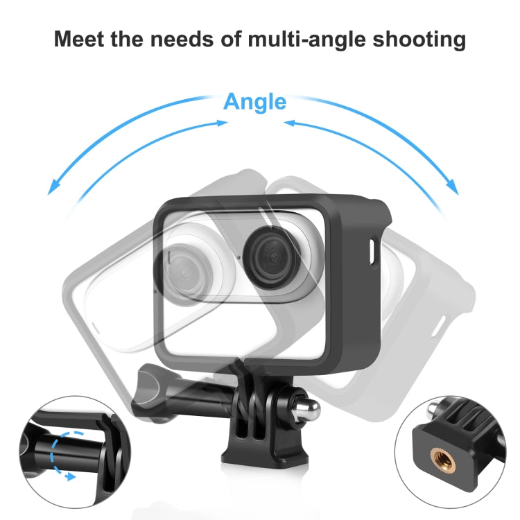 For Insta360 GO 3 / GO 3S PULUZ Camera Battery Case Cooling Plastic Protective Frame (Black) - Mount & Holder by PULUZ | Online Shopping UK | buy2fix