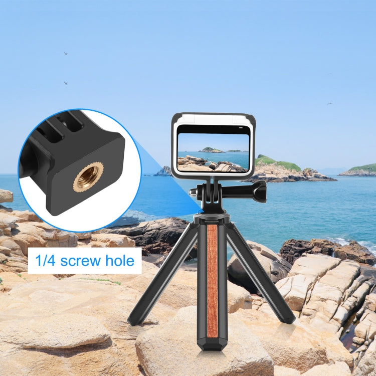 For Insta360 GO 3 / GO 3S PULUZ Camera Battery Case Cooling Plastic Protective Frame (Black) - Mount & Holder by PULUZ | Online Shopping UK | buy2fix