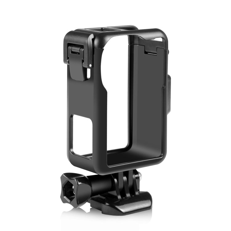 For DJI Osmo Action 5 Pro / 4 / 3 PULUZ Vertical Plastic Protective Frame Cage with Cold Shoes (Black) - Protection Frame by PULUZ | Online Shopping UK | buy2fix