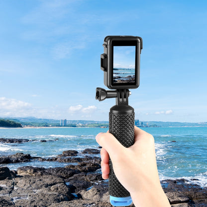 For DJI Osmo Action 5 Pro / 4 / 3 PULUZ Vertical Plastic Protective Frame Cage with Cold Shoes (Black) - Protection Frame by PULUZ | Online Shopping UK | buy2fix