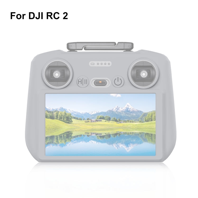 For DJI Mini 4 Pro / Air 3 Remote Control / DJI RC 2 with Screen PULUZ Silicone Protective Case (Grey) - Carry Cases & Bags by PULUZ | Online Shopping UK | buy2fix
