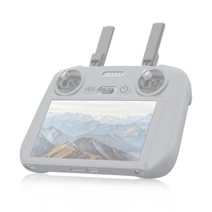 For DJI Mini 4 Pro / Air 3 Remote Control / DJI RC 2 with Screen PULUZ Silicone Protective Case (Grey) - Carry Cases & Bags by PULUZ | Online Shopping UK | buy2fix
