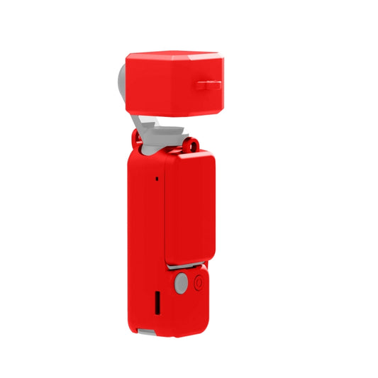 For DJI OSMO Pocket 3 PULUZ  3 in 1 Silicone Cover Case Set (Red) - Case & Bags by PULUZ | Online Shopping UK | buy2fix