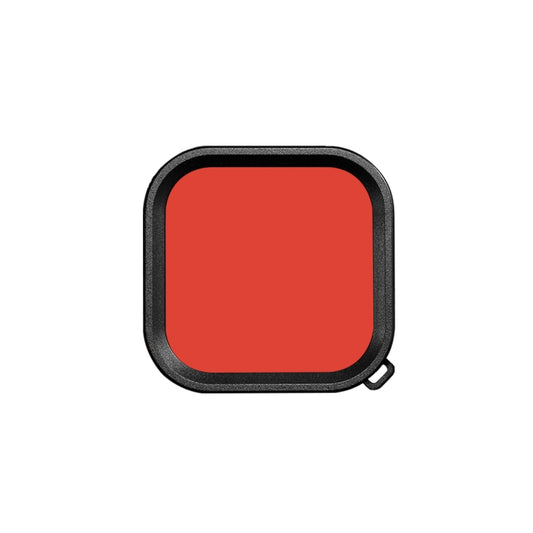 PULUZ Square Housing Diving Color Lens Filter For GoPro HERO13 Black /12 Black /11 Black /10 Black /9 Black, Only for PU527 Diving Case(Red) - Lens Filter by PULUZ | Online Shopping UK | buy2fix