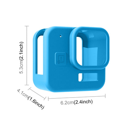 For GoPro Hero11 Black Mini PULUZ Silicone Protective Case(Blue) - Silicone Cases by PULUZ | Online Shopping UK | buy2fix