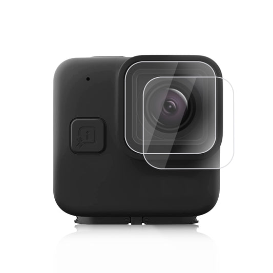 For GoPro Hero11 Black Mini PULUZ 2pcs Lens Tempered Glass Film(Transparent) - Protective Film by PULUZ | Online Shopping UK | buy2fix