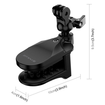 PULUZ Motorcycle Helmet Chin Clamp Mount for GoPro and Other Action Cameras (Black) by PULUZ