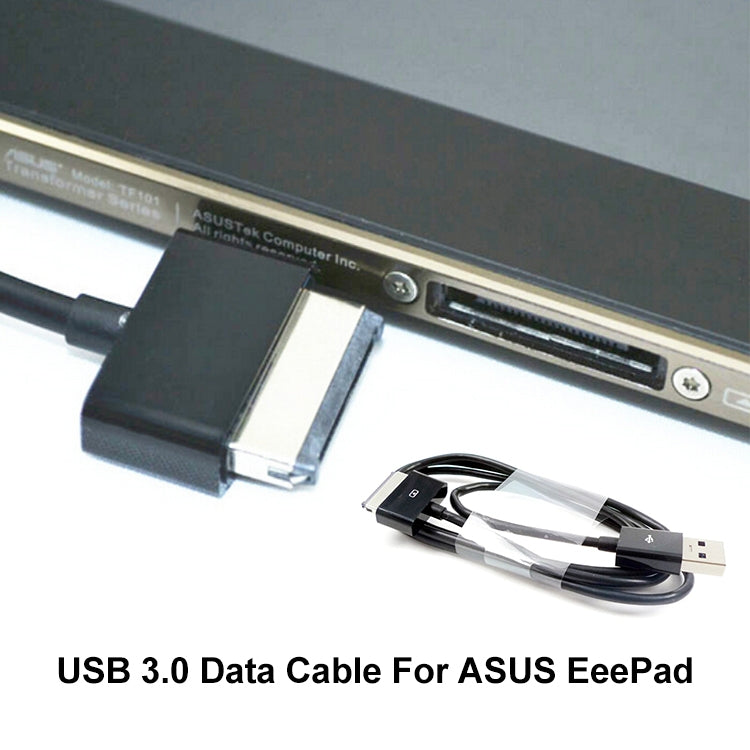 USB 3.0 Data Cable for ASUS EeePad TF101 / TF201 / TF300 / TF700 , Length: 1m(Black) - Micro USB Cable by buy2fix | Online Shopping UK | buy2fix