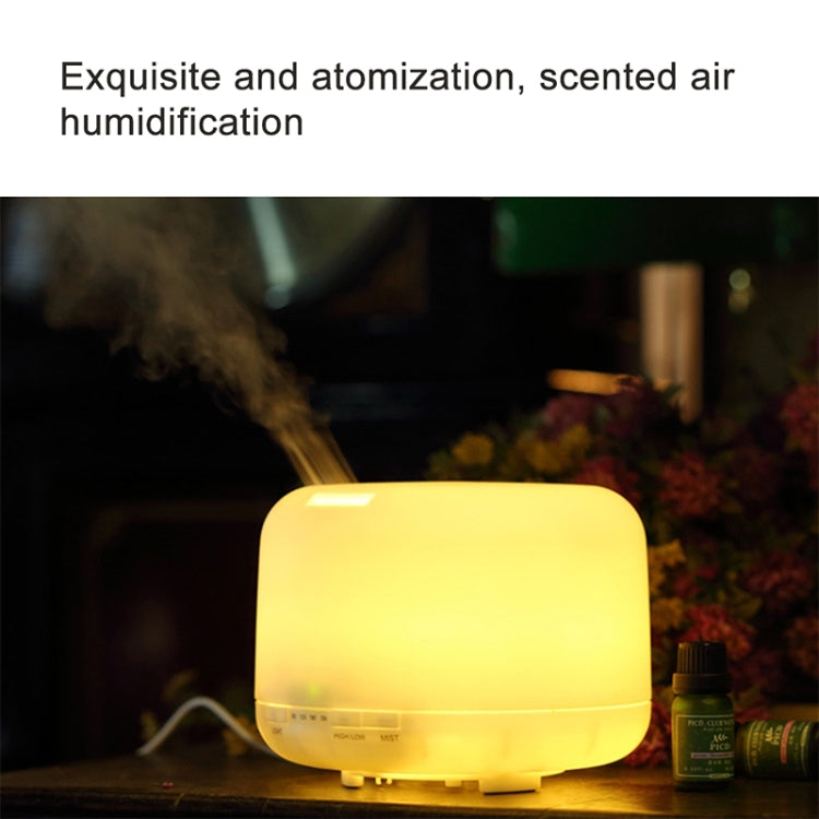 Ultrasonic Aroma Diffuser with Colorful LED Lights (US Plug)(White) - Air Purifiers & Accessories by buy2fix | Online Shopping UK | buy2fix