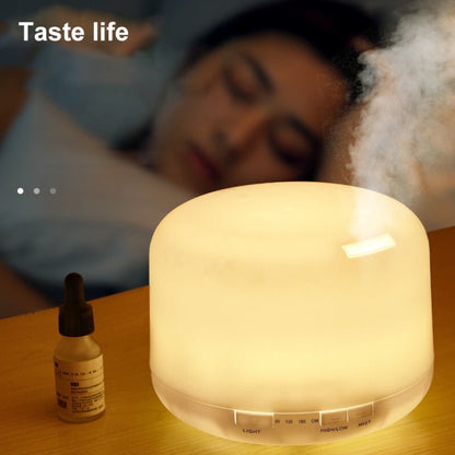 Ultrasonic Aroma Diffuser with Colorful LED Lights (US Plug)(White) - Air Purifiers & Accessories by buy2fix | Online Shopping UK | buy2fix