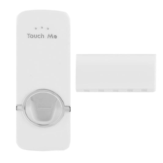 Automatic Toothpaste Dispenser With Toothbrush Holder - Toothpaste Squeezing Device by buy2fix | Online Shopping UK | buy2fix