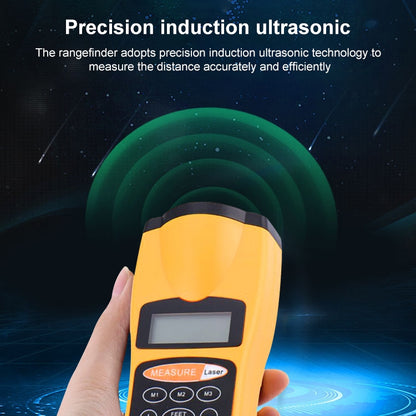 1.8 inch LCD Ultrasonic Distance Measurer With Red Laser Point, CP-3007 (1.5-60 feet) - Laser Rangefinder by buy2fix | Online Shopping UK | buy2fix