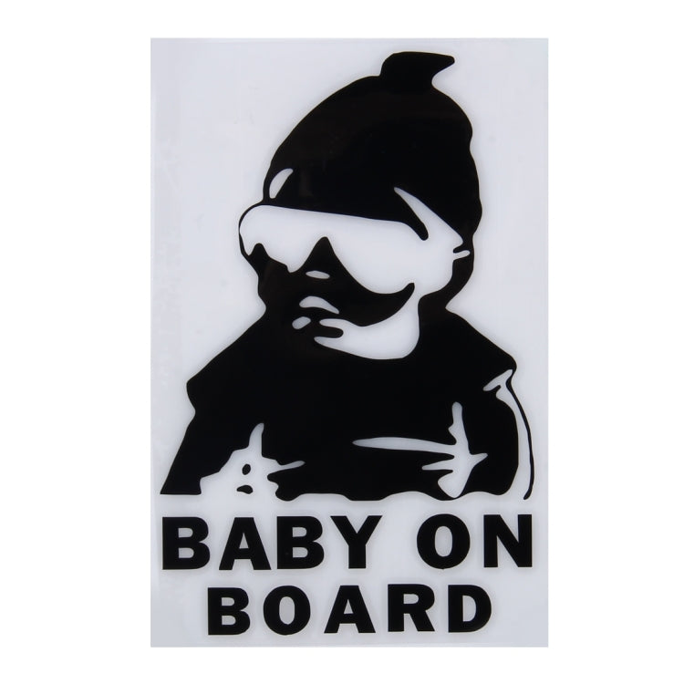Baby On Board Pattern Vinyl Car Sticker, Size: 20cm x 13cm(Black) by buy2fix