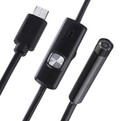 Micro USB Endoscope Snake Tube Inspection Camera with 6 LED for OTG Android Phone, Lens Diameter: 7mm, Length: 5m Hard Cable -  by buy2fix | Online Shopping UK | buy2fix