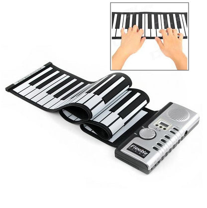 Datopal 61 Key Roll Up Soft Keyboard Piano MIDI by buy2fix
