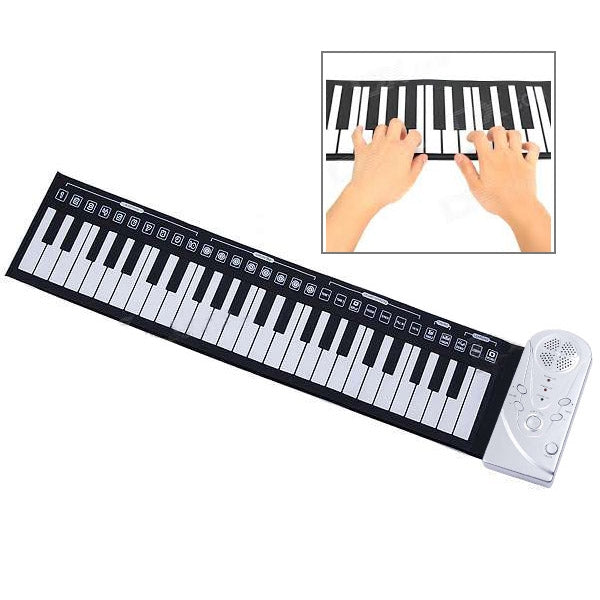 Portable Roll-up 49-Key Soft Keyboard Piano by buy2fix