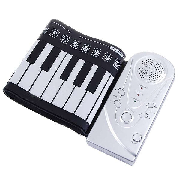 Portable Roll-up 49-Key Soft Keyboard Piano by buy2fix