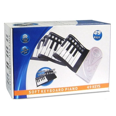 Portable Roll-up 49-Key Soft Keyboard Piano by buy2fix