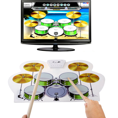 MD-1008 USB 2.0 MIDI Soft Roll-up Drum Kit, Size: 46 x 31cm by buy2fix