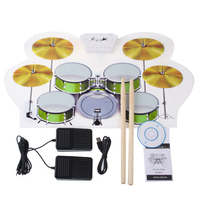 MD-1008 USB 2.0 MIDI Soft Roll-up Drum Kit, Size: 46 x 31cm by buy2fix