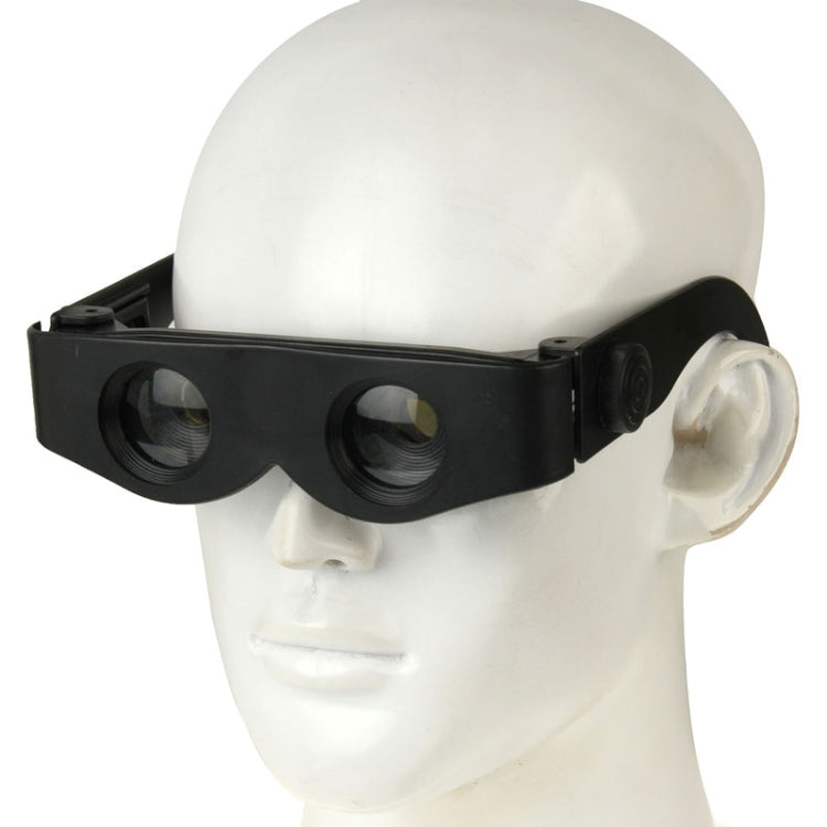 Zoomies 400% Magnification Magnifying Headband Magnifiers Glasses Telescope - Glasses Style by buy2fix | Online Shopping UK | buy2fix