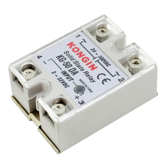 KONGIN KG-50DA AC 24-380V Solid State Relay for PID Temperature Controller, Input: DC 3-32V - Relays by buy2fix | Online Shopping UK | buy2fix