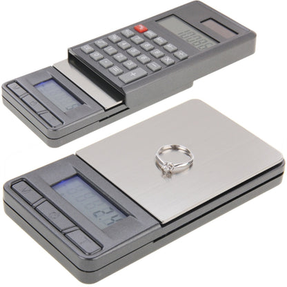 2 in 1 Electronic Pocket 1000g x 0.1g Jewelry Digital Scale Balance + Calculator with Digits LCD Display by buy2fix