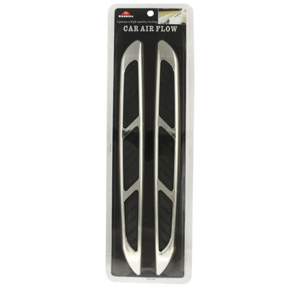 2 PCS Bonnet Air Flow Vent Fender Sticker for Car Decoration, Size: 36.5cm x 3.5cm x 1cm by buy2fix