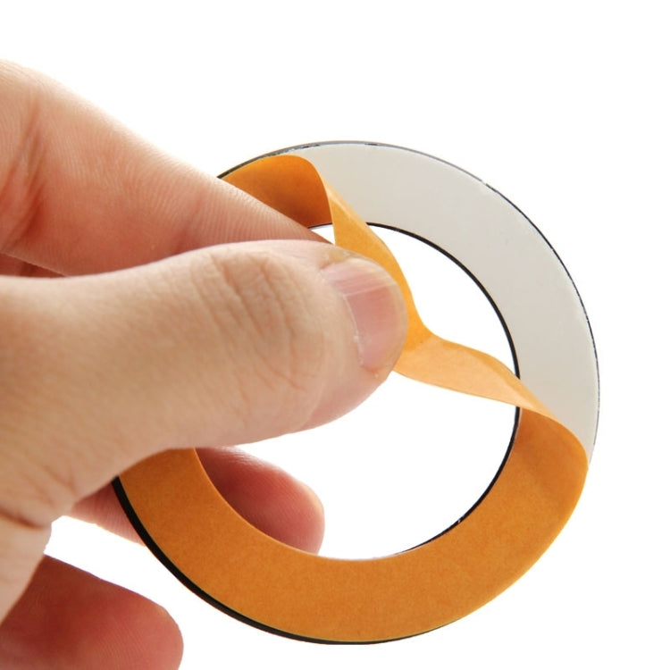 Fluorescent Aluminum Alloy Ignition Key Ring, Inside Diameter: 3.4cm(Black) by buy2fix