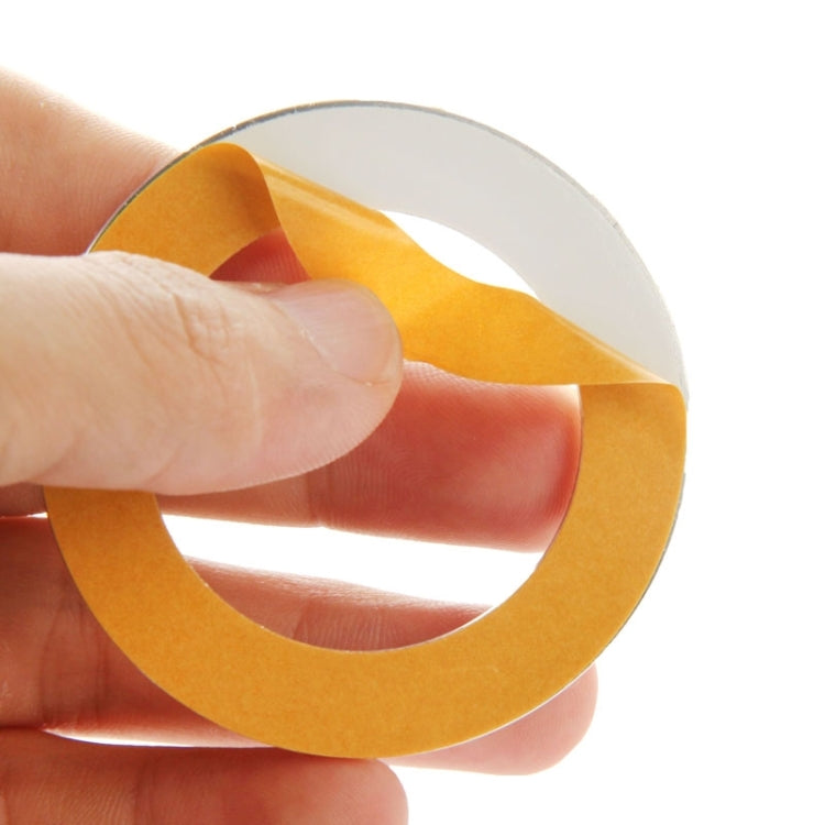 Fluorescent Aluminum Alloy Ignition Key Ring, Inside Diameter: 3.4cm(Silver) by buy2fix