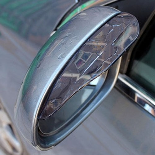 2 PCS Flexible Shielding Rain Board Sun Visor Shade Rearview Mirror for Car Rearview Mirrors by buy2fix