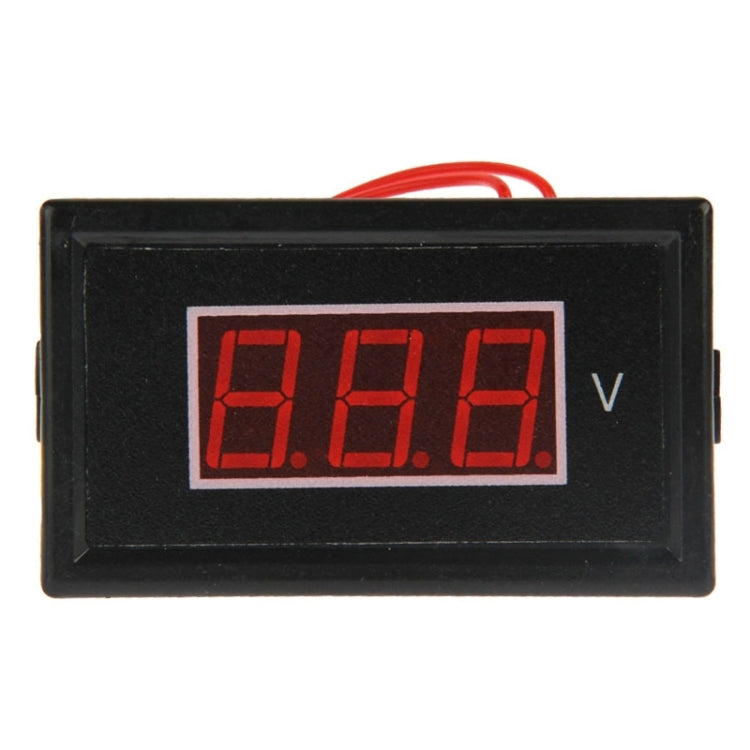 V85 2 Wires 75-300V AC LED Digital Display Voltmeter(Black) - Current & Voltage Tester by buy2fix | Online Shopping UK | buy2fix