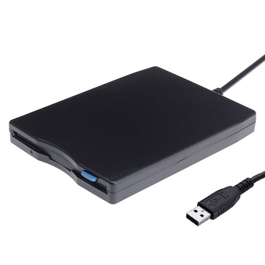 Lecteur de disquette portable USB, lecteur de disquette externe USB (noir)